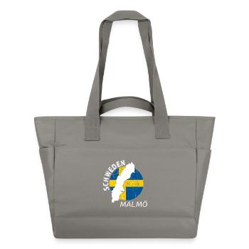 Malmö - Water-Repellent Padded Bag - grey - Front