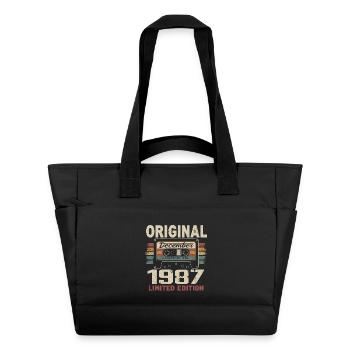 Cadeau D'anniversaire Décembre 1987 - Sac matelassé déperlant - noir - Devant