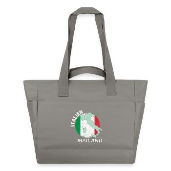 Milan - Sac matelassé déperlant - gris - Devant