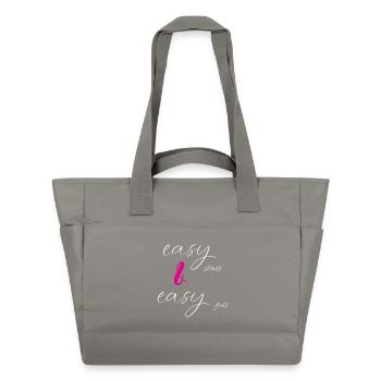 easy comes & easy goes - Water-Repellent Padded Bag - grey - Front