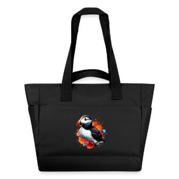 Macareux - Sac matelassé déperlant - noir - Devant