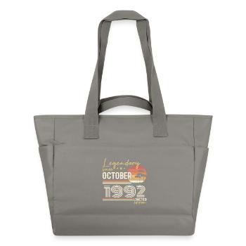 October 1992 Gift - Awesome Since October 1992 - Water-Repellent Padded Bag - grey - Front