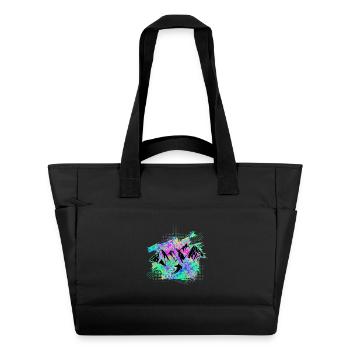 skifahren - Wasserabweisende Padded Bag - Schwarz - Vorne
