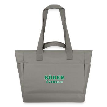 South Everywhere Text Graphics - Water-Repellent Padded Bag - grey - Front
