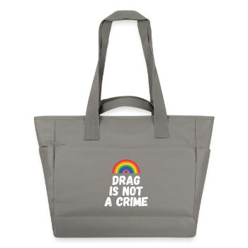 La drague n’est pas un crime - Sac matelassé déperlant - gris - Devant