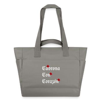 Gothic Rose Mexico - Wasserabweisende Padded Bag - Grau - Vorne
