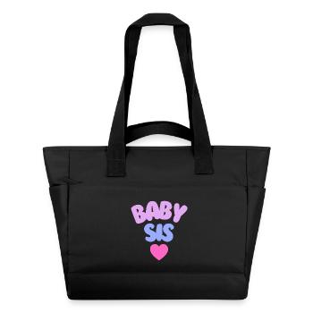 Petite sœur Love - Sac matelassé déperlant - noir - Devant