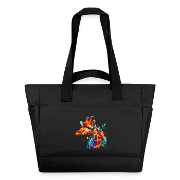Giraffe - Water-Repellent Padded Bag - black - Front