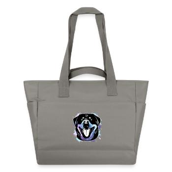 Rottweiler - Sac matelassé déperlant - gris - Devant