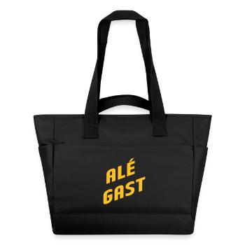 Alé Gast - Antwerpener Dialekt - Wasserabweisende Padded Bag - Schwarz - Vorne