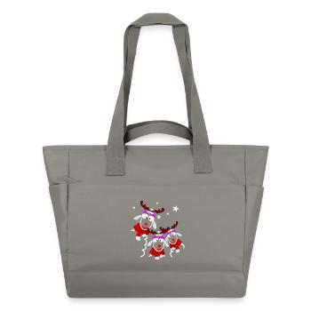 Reindeer Ladies Noël - Sac matelassé déperlant - gris - Devant