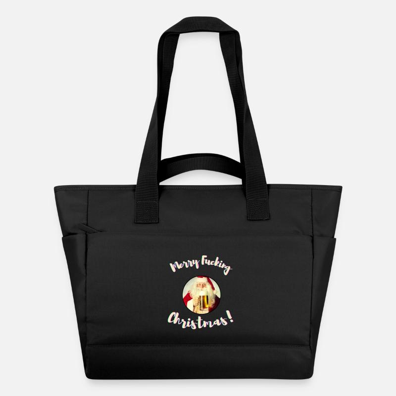 Joyeux putain de Noël! (Non censuré) - Sac matelassé déperlant - noir