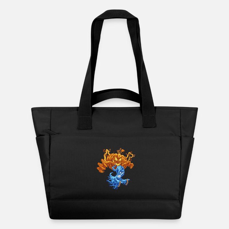 🎃Haunted Pumpkin Ghost Hunter 👻 - Sac matelassé déperlant - noir