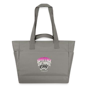 Sphynx Cat Vibes  - Water-Repellent Padded Bag - grey - Front