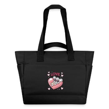 Koalaherz und süße Liebe - Wasserabweisende Padded Bag - Schwarz - Vorne