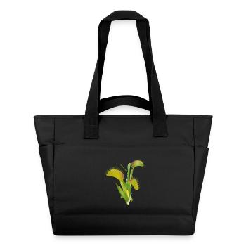 Venus flytrap a fascinating indoor plant - Water-Repellent Padded Bag - black - Front