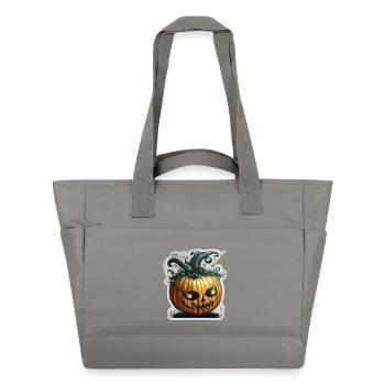 Pumpkin - Water-Repellent Padded Bag - grey - Front
