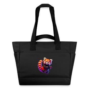 Red panda - Water-Repellent Padded Bag - black - Front
