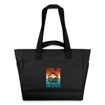 Niveau 30 Ans Debloqué - 30ème Anniversaire Gamer - Sac matelassé déperlant - noir - Devant