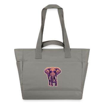 Sommer Elefant Sonnenbrille - Wasserabweisende Padded Bag - Grau - Vorne