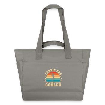 Un père de tennis comme un père ordinaire mais plus cool - Sac matelassé déperlant - gris - Devant