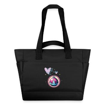 Christmas Ball Love - Water-Repellent Padded Bag - black - Front