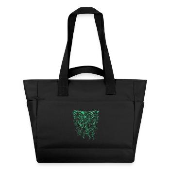Alien Tribal / abstrakt - Wasserabweisende Padded Bag - Schwarz - Vorne