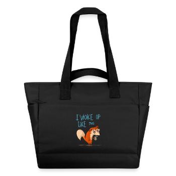 Je me suis réveilléComme ça - Sac matelassé déperlant - noir - Devant