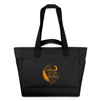 Child of the Wind -Spirit T-Shirt mit Freiheit - Sac matelassé déperlant - noir - Devant