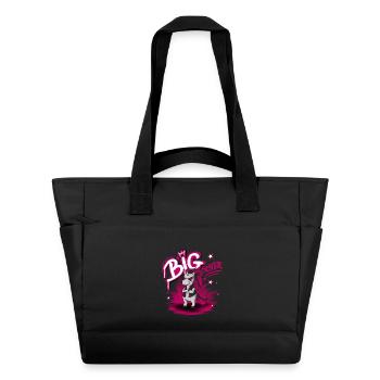 Big Sister Unicorn Neon - Water-Repellent Padded Bag - black - Front