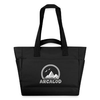 Trekking Arcalod - Sac matelassé déperlant - noir - Devant