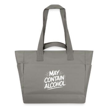 Peut contenir de l’alcool Alkohol Mallorca Saufen JGA - Sac matelassé déperlant - gris - Devant