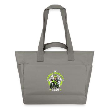 Drôle de singe - Sac matelassé déperlant - gris - Devant