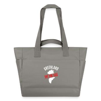 Greenland Not for Sale - Wasserabweisende Padded Bag - Grau - Vorne