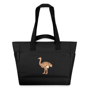 Austria Range Cartoon-Streifen getigert - Wasserabweisende Padded Bag - Schwarz - Vorne