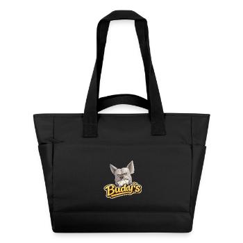 Buddy's Bulldog Mask Hero - Water-Repellent Padded Bag - black - Front