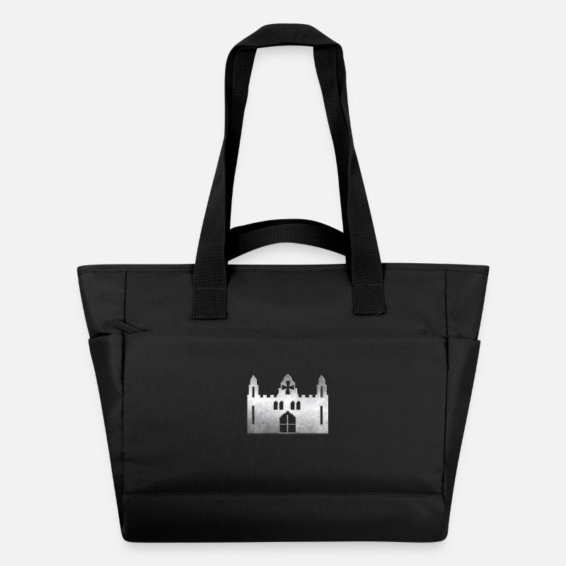 monastery - Water-Repellent Padded Bag - black