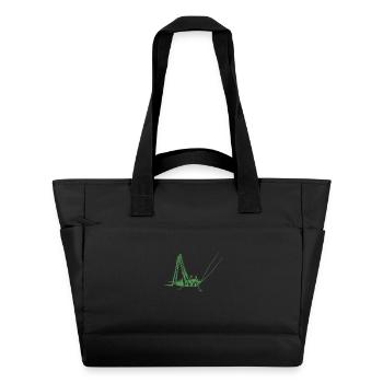 sauterelle - Sac matelassé déperlant - noir - Devant