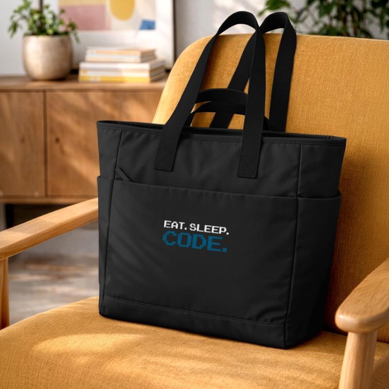 Programmieren Coden Informatik Wasserabweisende Padded Bag