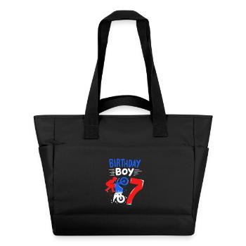 7ème anniversaire Motocross Dirt Bike - Sac matelassé déperlant - noir - Devant
