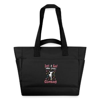 Escalade murale en bloc - Sac matelassé déperlant - noir - Devant