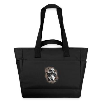 Rabbit - Water-Repellent Padded Bag - black - Front