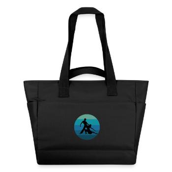 Latin Dancing Dance Couple Salsa - Water-Repellent Padded Bag - black - Front