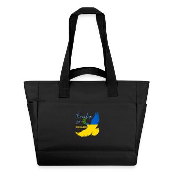 Freedom for Ukraine - Water-Repellent Padded Bag - black - Front