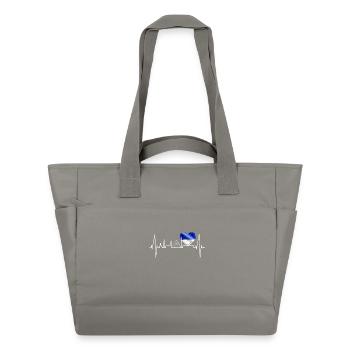 Gelsenkirchen Skyline Heartbeat Fan Amour du cœur - Sac matelassé déperlant - gris - Devant