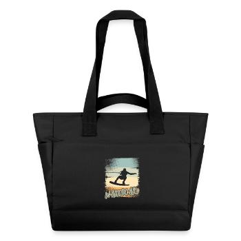 Wakeskate Wakeskating Wakeskater Wakeboard - Sac matelassé déperlant - noir - Devant
