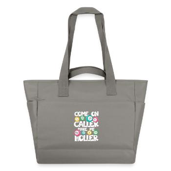 COME ON CALLER MAKE ME HOLLER - Wasserabweisende Padded Bag - Grau - Vorne