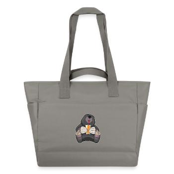 Mole juice - Water-Repellent Padded Bag - grey - Front