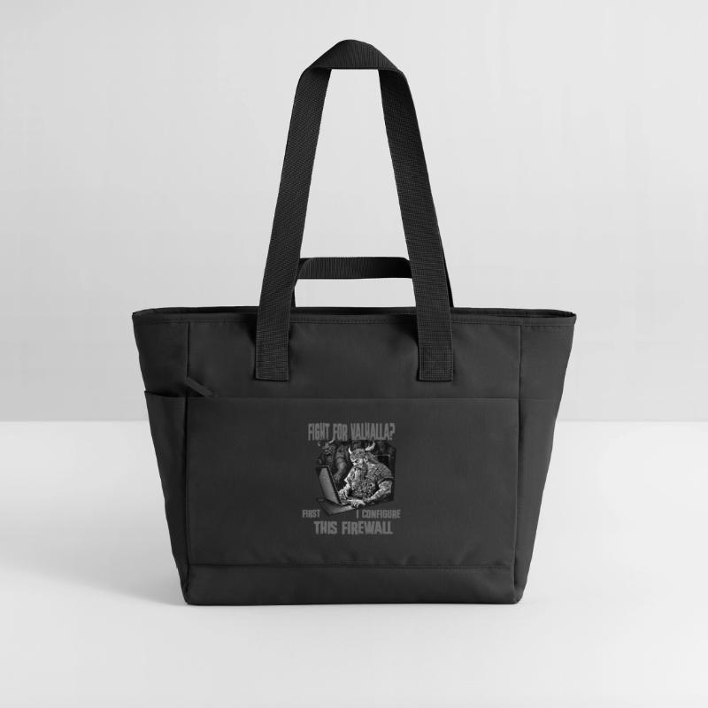 Firewall first Viking programmer black and white Water-Repellent Padded Bag