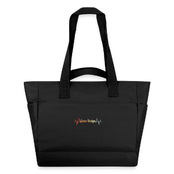 Conception de jeux Palpitations cardiaques - Sac matelassé déperlant - noir - Devant